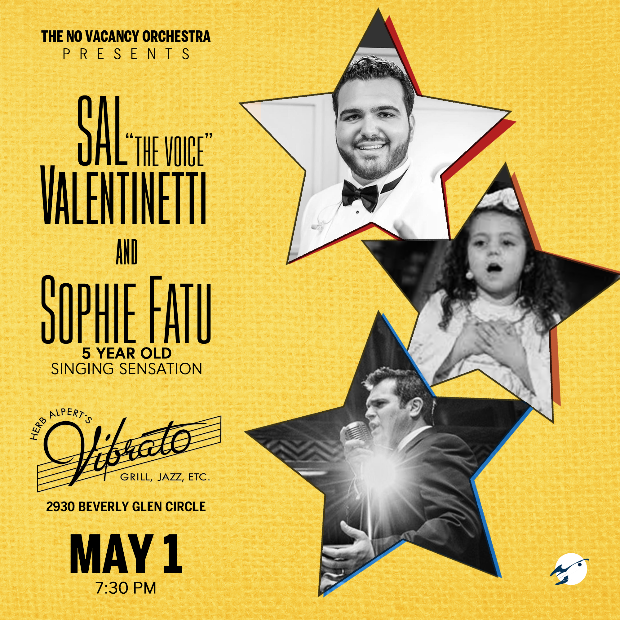 Valentinetti & Sophie w/ Dave Damiani's No Vacancy Orchestra