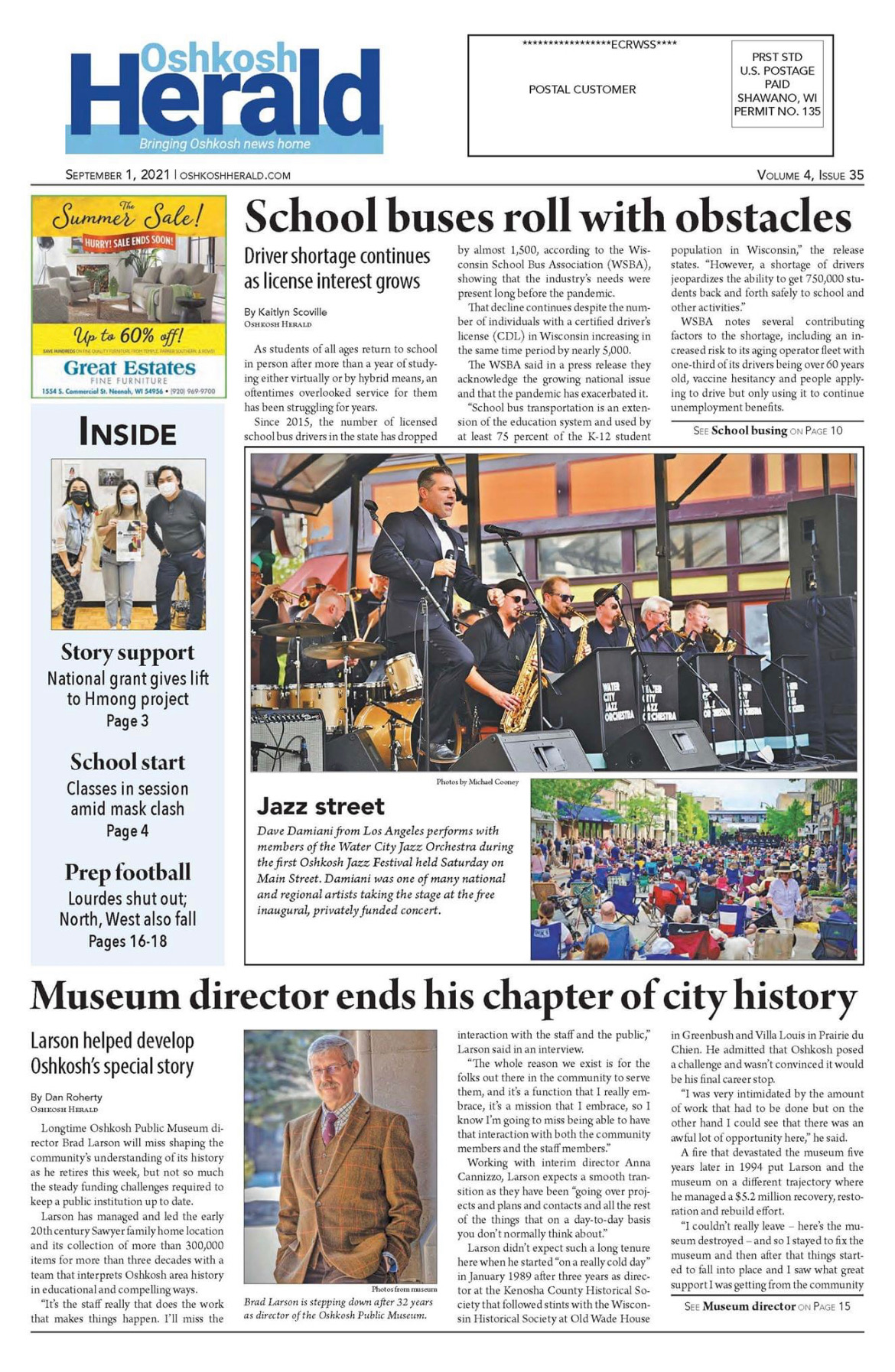 OSHKOSH JAZZ FESTIVAL - YEAR 5